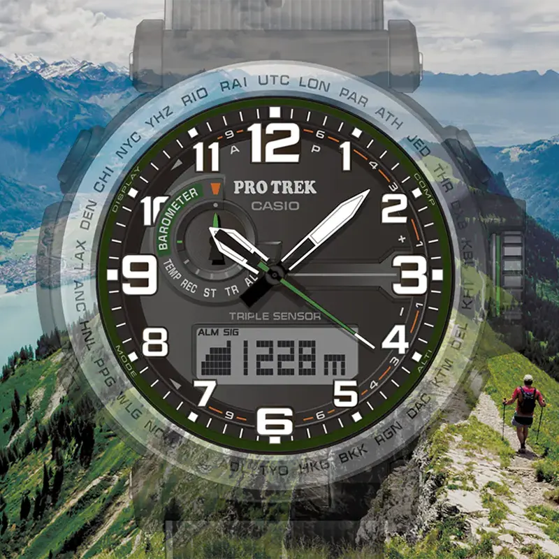 Casio PRO TREK Tough Solar Outdoor Men's Watch- PRG-601-1DR